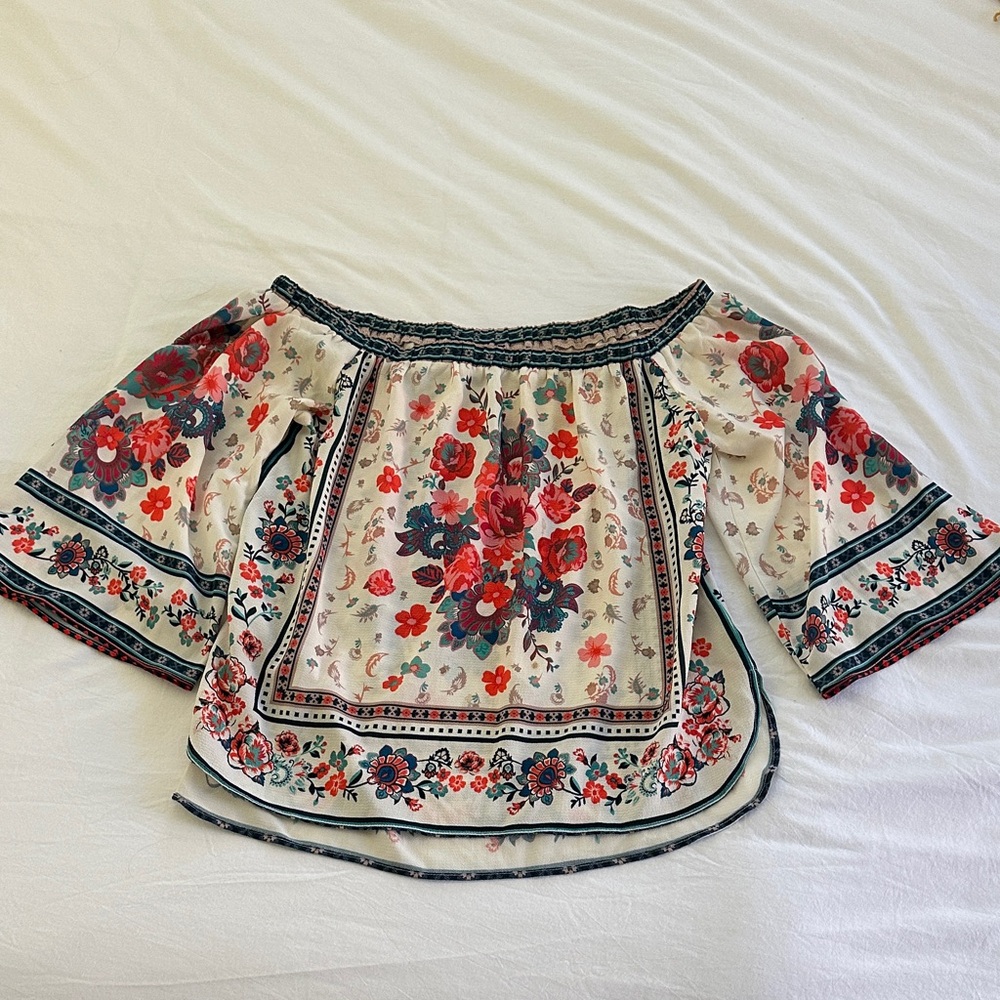 Floral Off-Shoulder Top